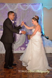 bride and groom dancing nice at reception wedding photographer in northern virginia dc md