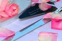 wedding photographer in washington dc cake utensils with pink roses tomas hric photography in northern va